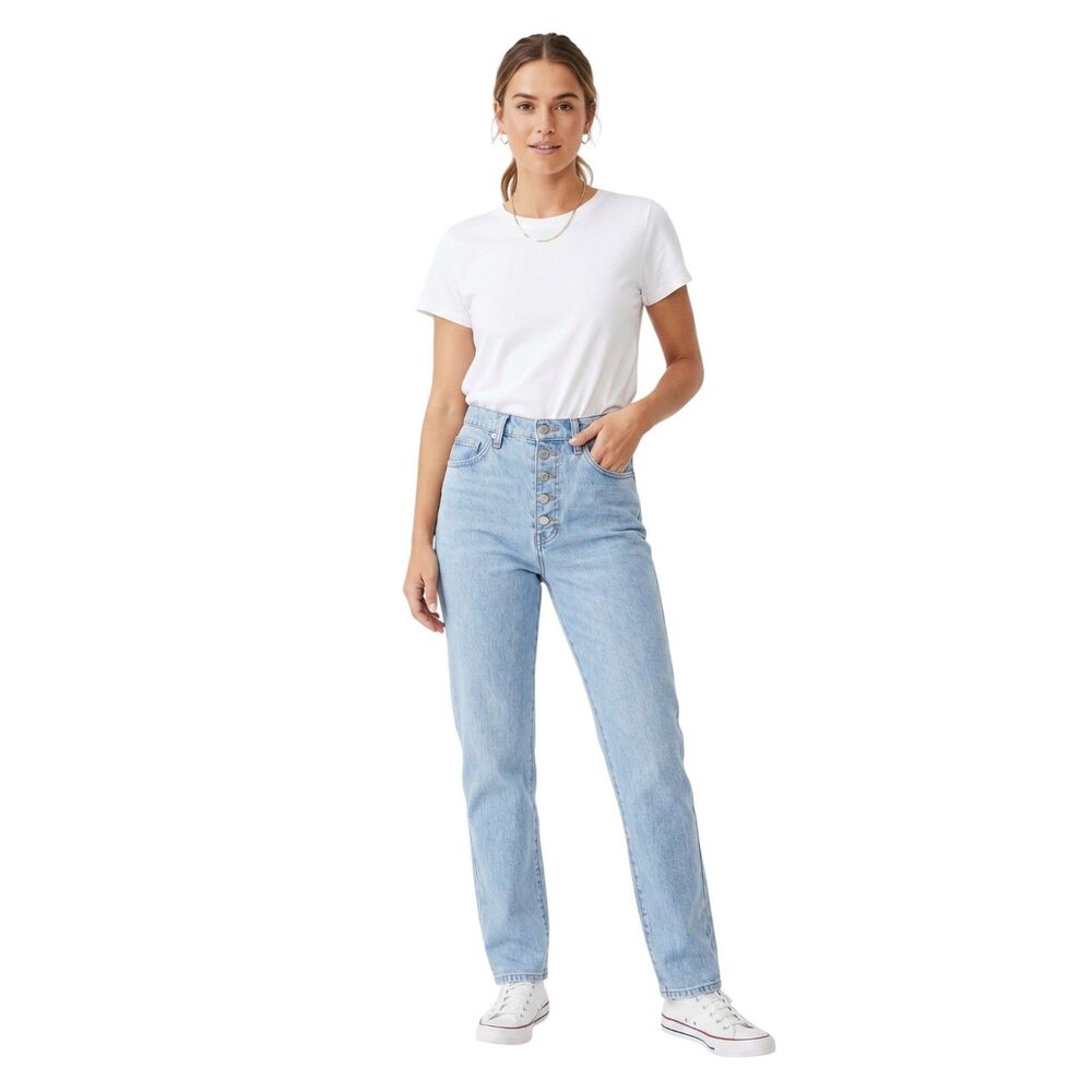 Vintage Nada Nuff High Rise Button Fly Jeans Size 7